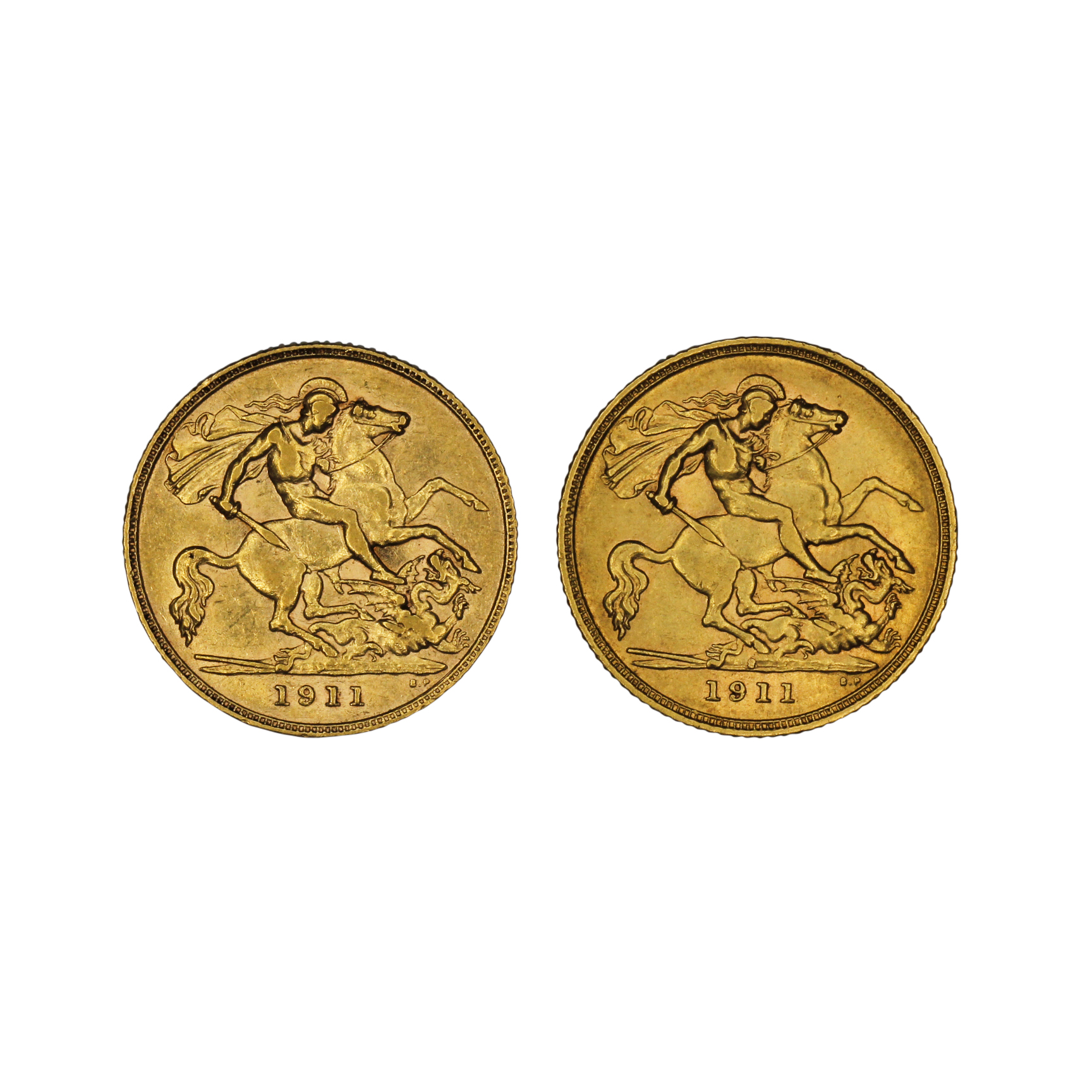 1262. · Group, George V, Half Sovereign, EF