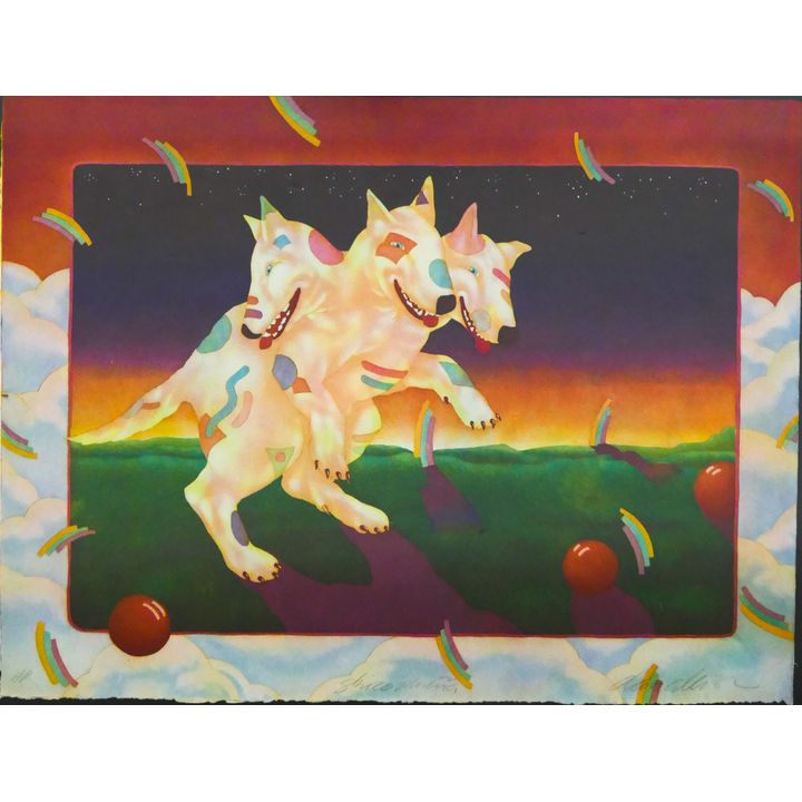 David Allison ''Shizo Merena'' Artist Proof Pop Lithograph Framed- 24x30''