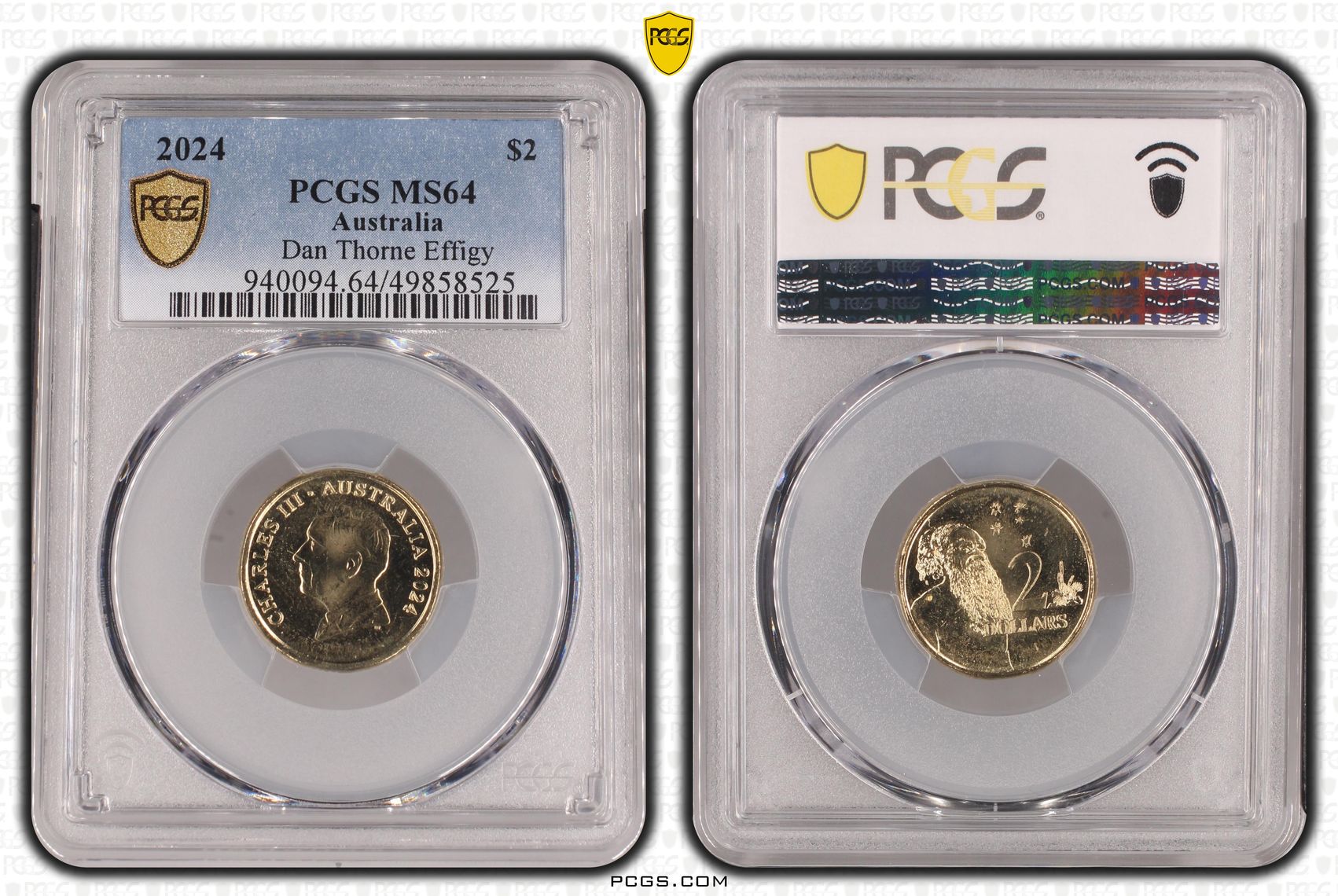 Dan Thorne Effigy, Two Dollar, 2024, PCGS MS64