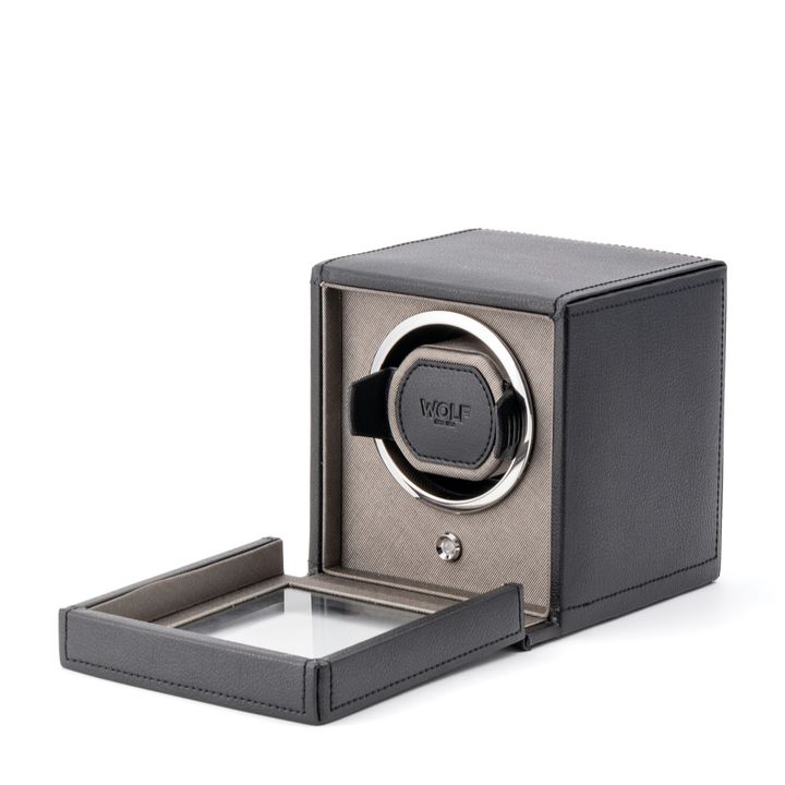 Wolf M1.8 Cub Winder Watch Display Stand (Black), Circa 2010s,