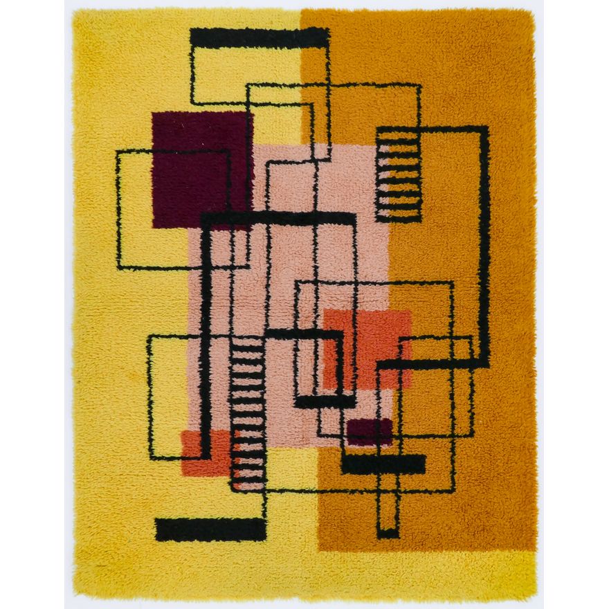 Irene Rice Pereira ''Composition'' Wool Tapestry