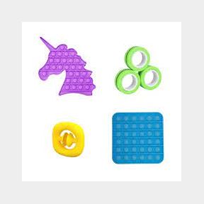 Fidget Toy Set - 4 Pieces | CS 51496/846 B5 (S3)SB