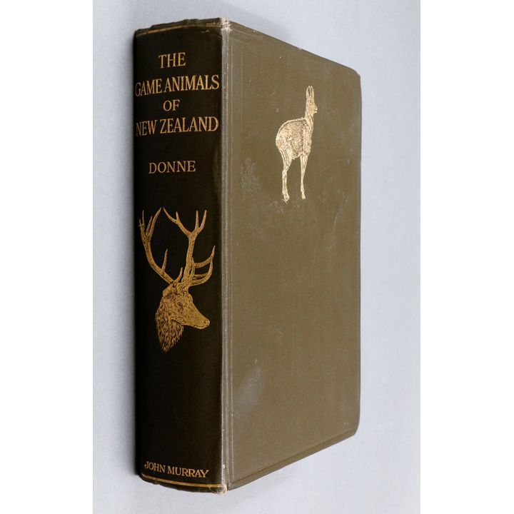 DONNE, T. [association copy] - The Game Animals of New Zealand