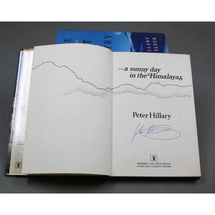 HILLARY, PETER [4 signed titles] - Rimo; Mountain of the Silk Road
