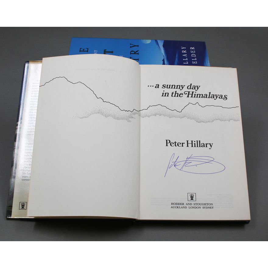 HILLARY, PETER [4 signed titles] - Rimo; Mountain of the Silk Road