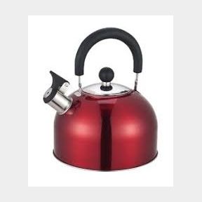 Stainless Steel Whistling Kettle 2.5Ltr.Metallic Red |