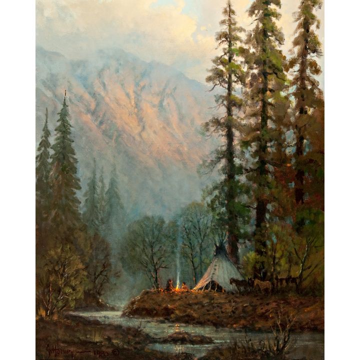 G. Harvey (1933- ), Indian Teepee
