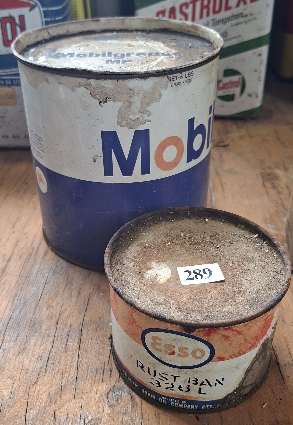 2 Vintage Tins