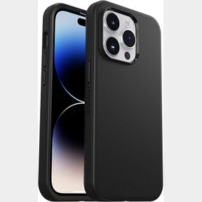 OtterBox iPhone 14 Pro (ONLY) wireless charging compatible, raised edges protect camera & screen