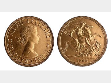 1965 ELIZABETH II PRE-DECIMAL GOLD SOVEREIGN