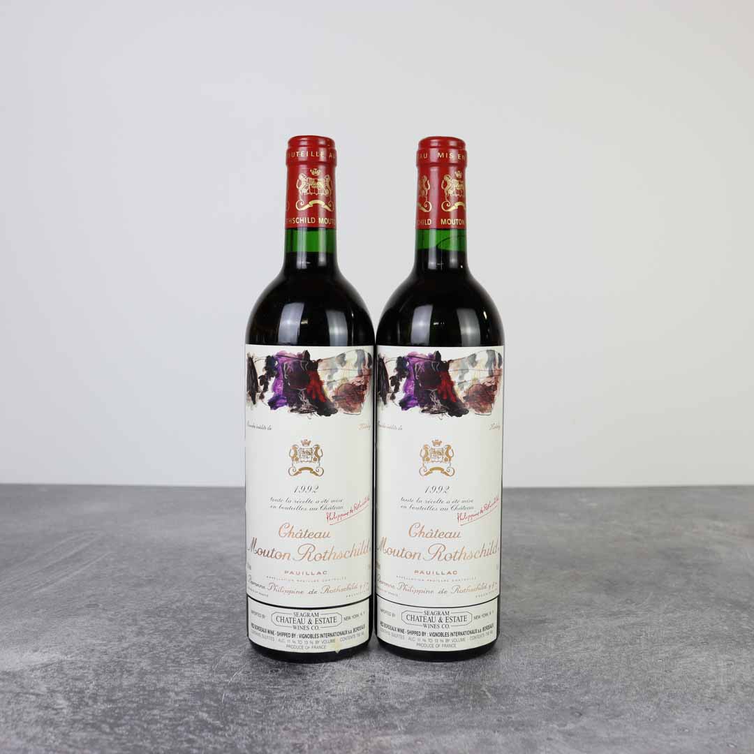 1992 Chateau Mouton Rothschild (2 Bottles) | Unicorn Auctions