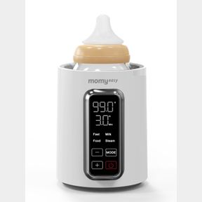 MOMYEASY FAST 2-MINUTE BABY BOTTLE WARMER - STEAM HEATING FOR BREASTMILK & FORMULA, FITS ALL BOTTLES, PRECISE TEMP CONTROL WITH TI
