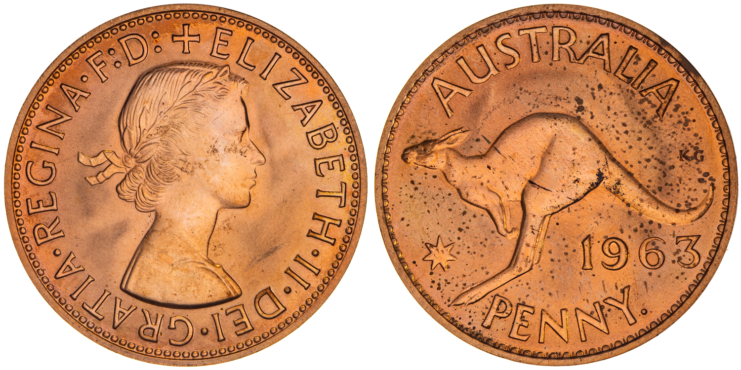 Elizabeth II, Penny, 1963-Y., aFDC
