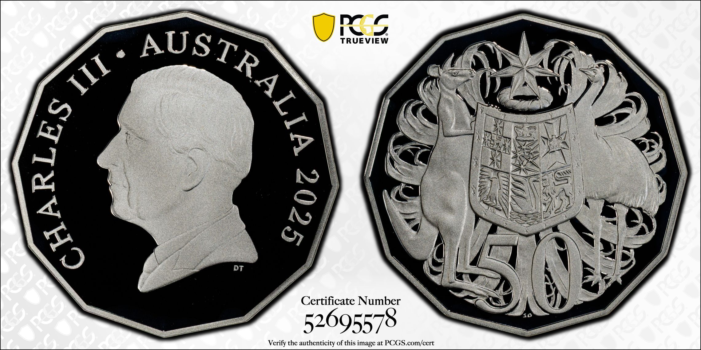 Silver, Fifty Cent, 2025, PCGS PR69DCAM