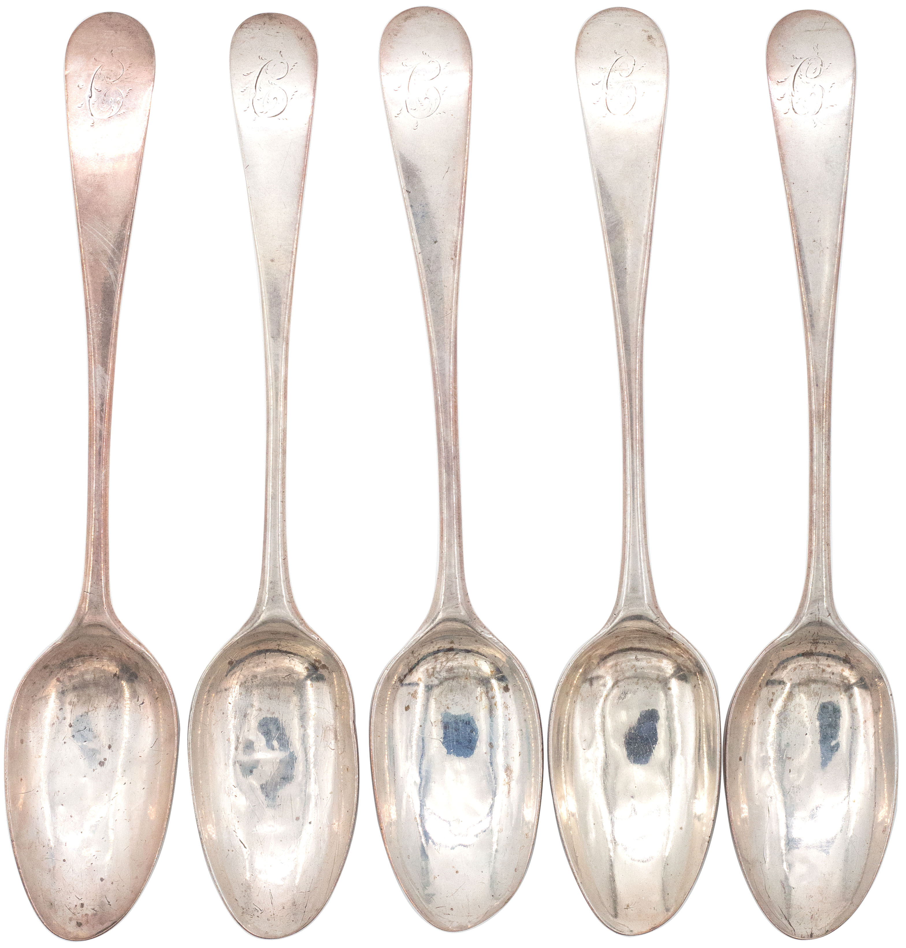 Scotland, Set of Silver Georgian Spoons, 1783, VF