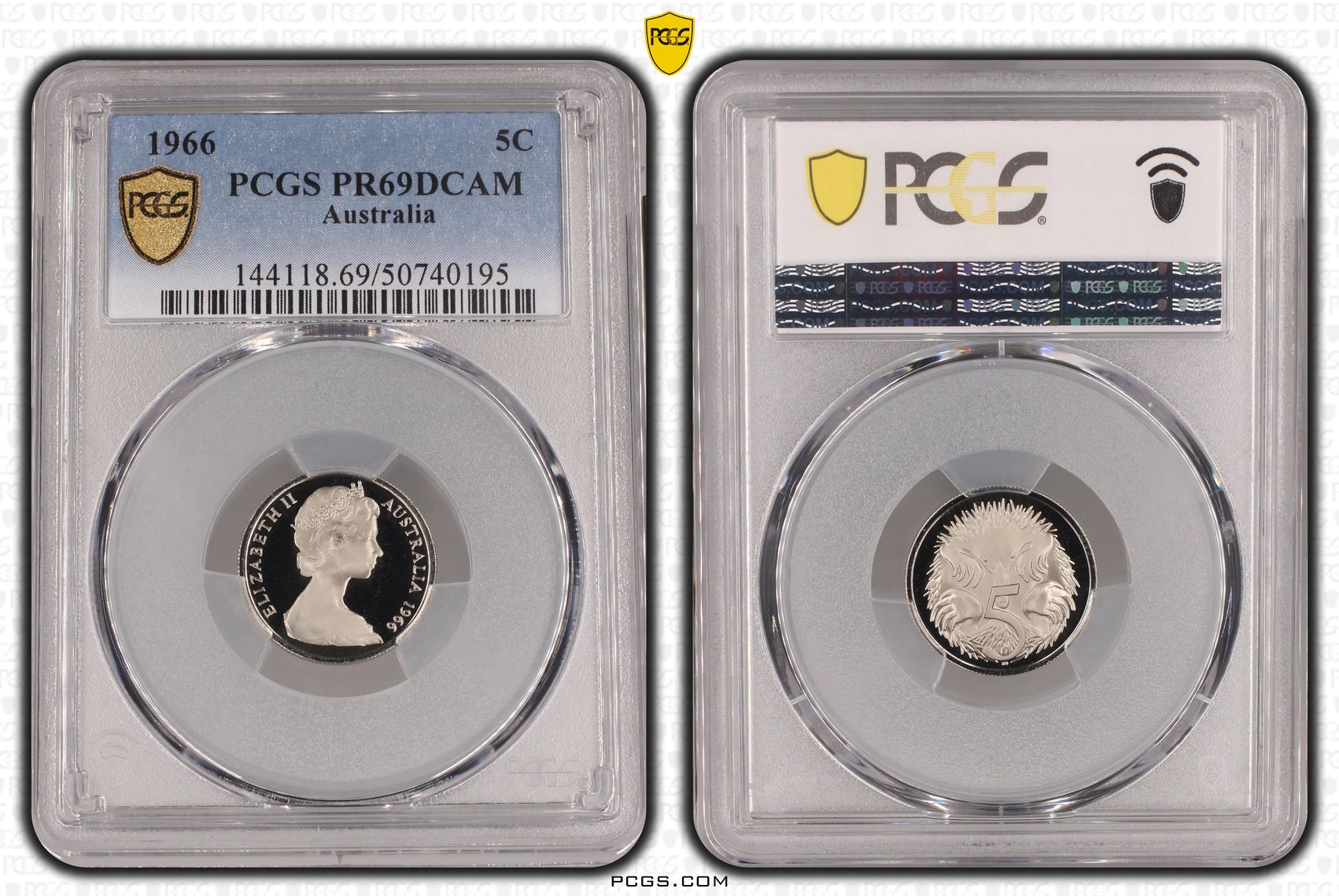 Five Cent, 1966, PCGS PR69DCAM