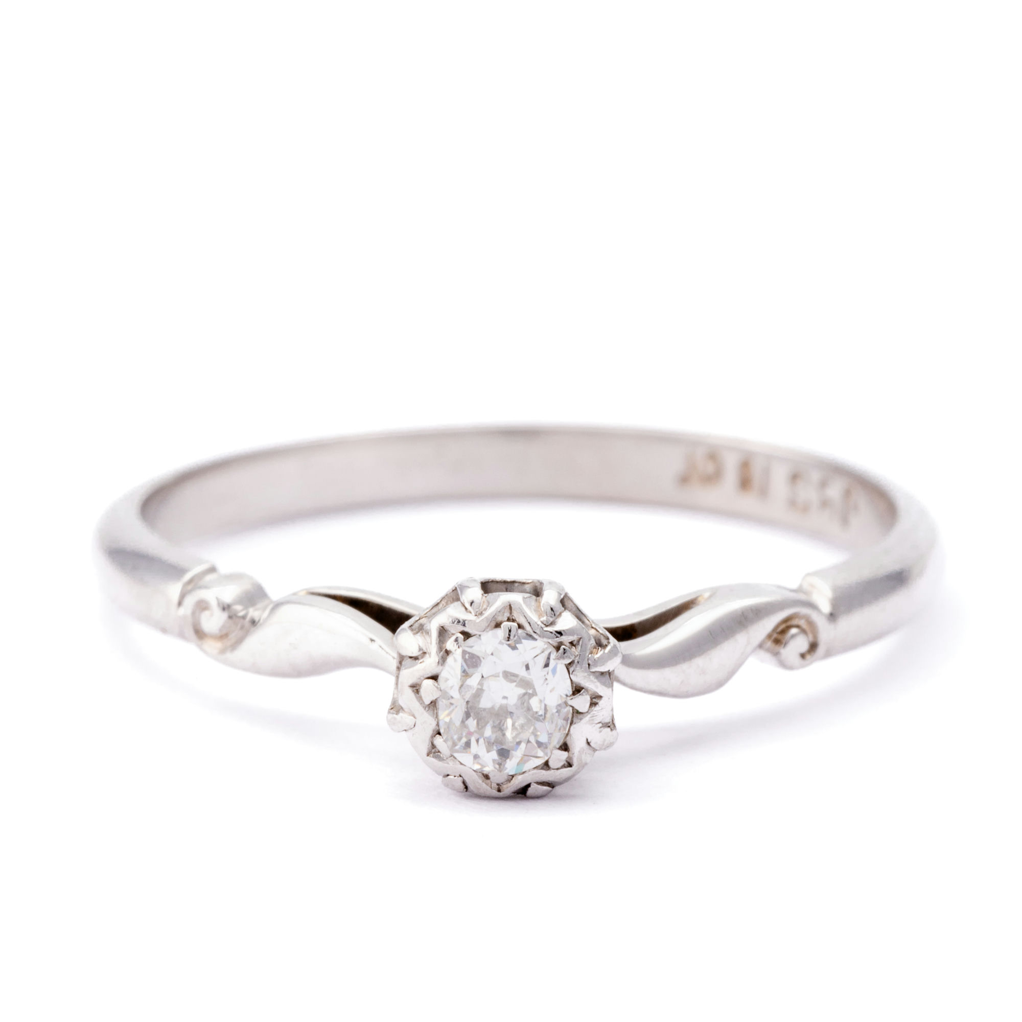 Diamond Solitaire Ring 18ct Gold,