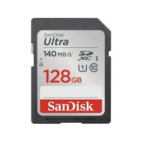 SANDISK 128GB ULTRA SDXC UHS-I MEMORY CARD RETAIL PACKAGING
