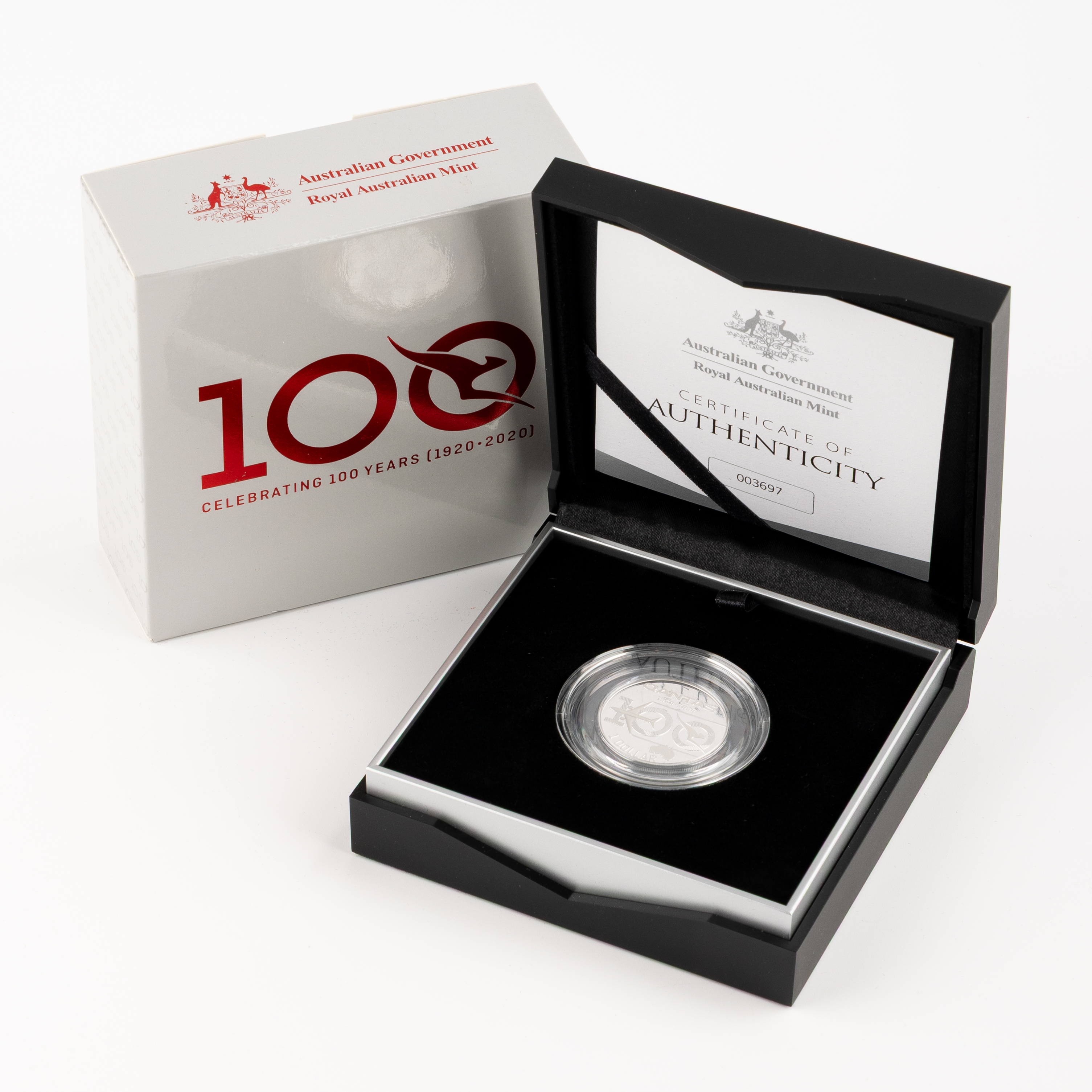 52 · Elizabeth II, Qantas Centenary, One Dollar, 2020,  FDC
