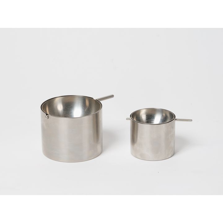 Arne Jacobsen (Denmark, 1902 - 1971) for Stelton - two ‘Cylinda Line’ ashtrays