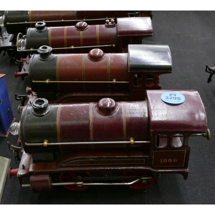 3pc Hornby Brown Small Train Engines