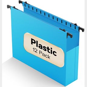 PLASTIC HANGING FILE FOLDERS EXPANDABLE,12 PACK EXTRA CAPACITY HANGING FILE FOLDER LETTER SIZE,2 INCH EXPANSION HEAVY DUTY FOLDERS