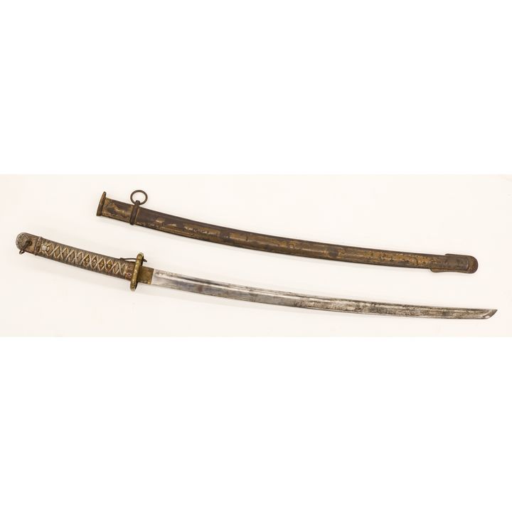 WWII Japanese NCO Shin Gunto Katana Sword