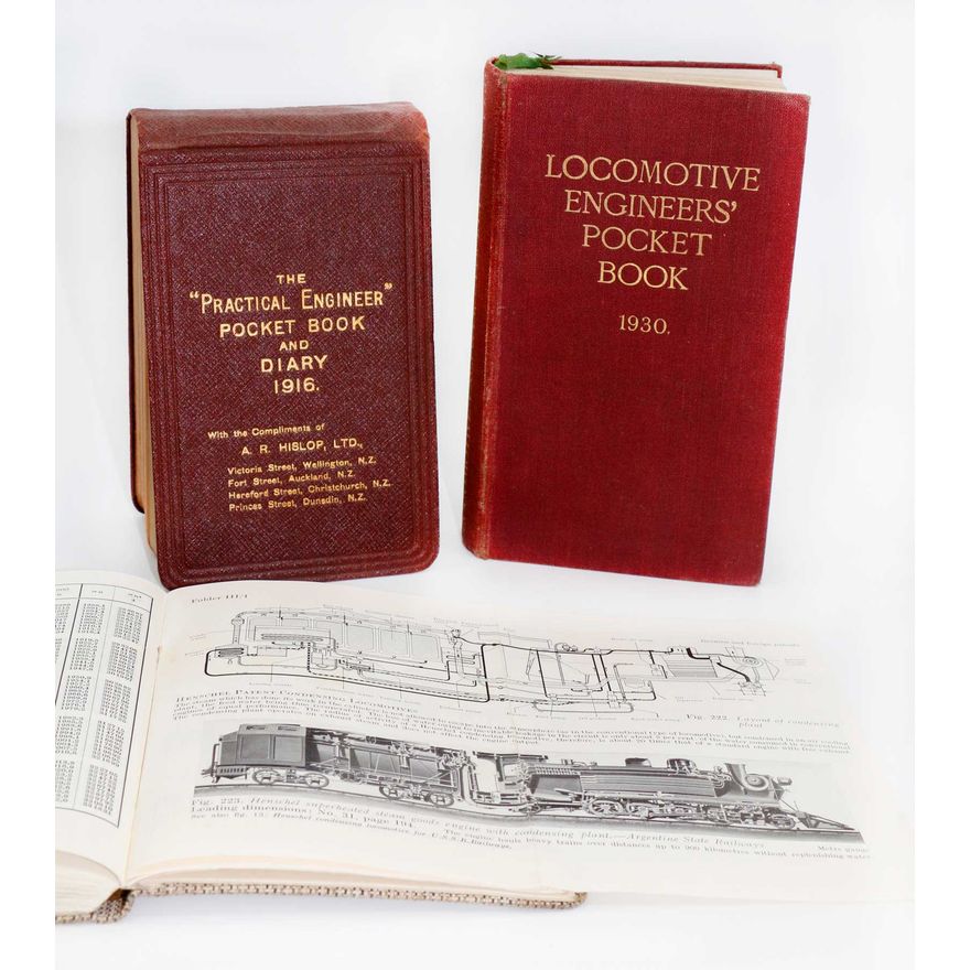 LOCOMOTIVE ENGINEER'S POCKET BOOKS