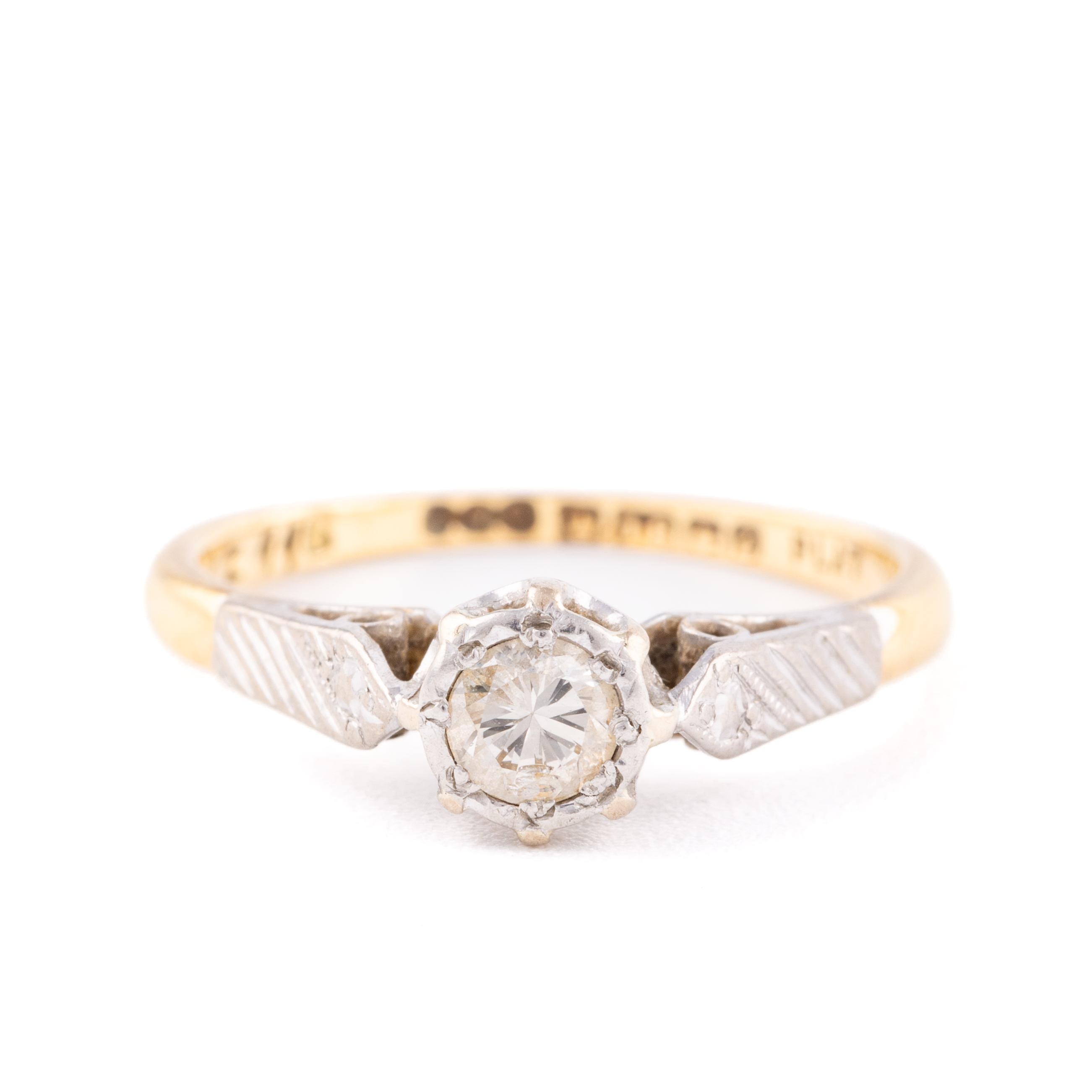 429 · Vintage Diamond Ring 18ct Gold