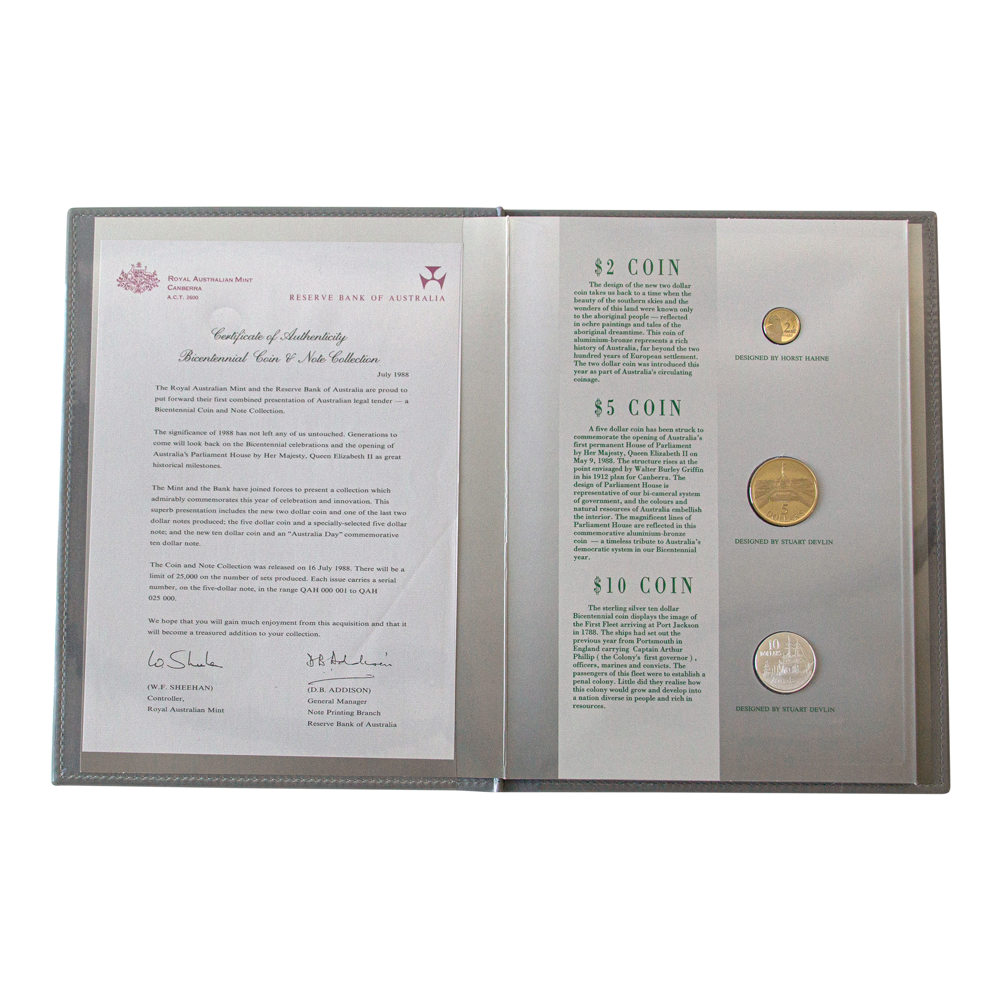 Set, Elizabeth II, UNC