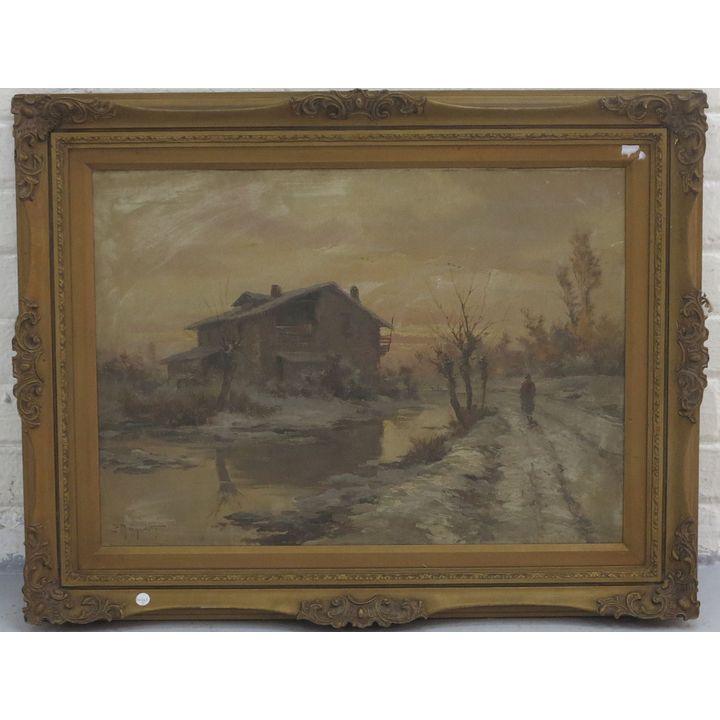 ERCOLE MAGROTTI - OIL ON BOARD