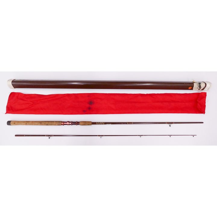 Fenwick FS80C Fishing Rod. 2pc with storage bag and plastic tube. 8', 7oz, 3/8-1 oz lure, 8-20lb line. Used with some wear.