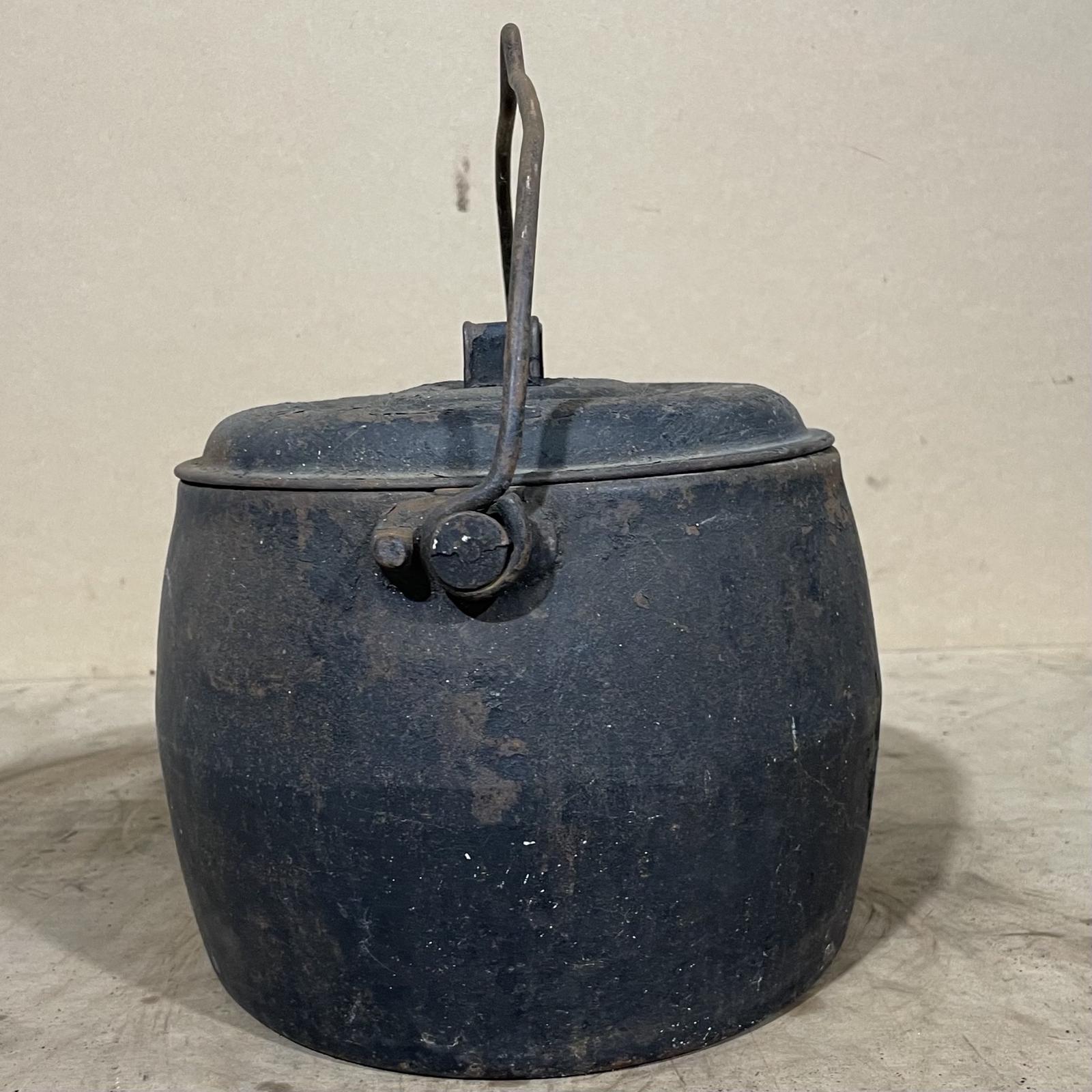 Fabulous Antique 19th Clark & Co Cast Iron 10 Gallon Cooking Pot Priced at  $325 #mittagongantiquescentre…