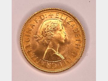 1958 ELIZABETH II PRE-DECIMAL GOLD SOVEREIGN