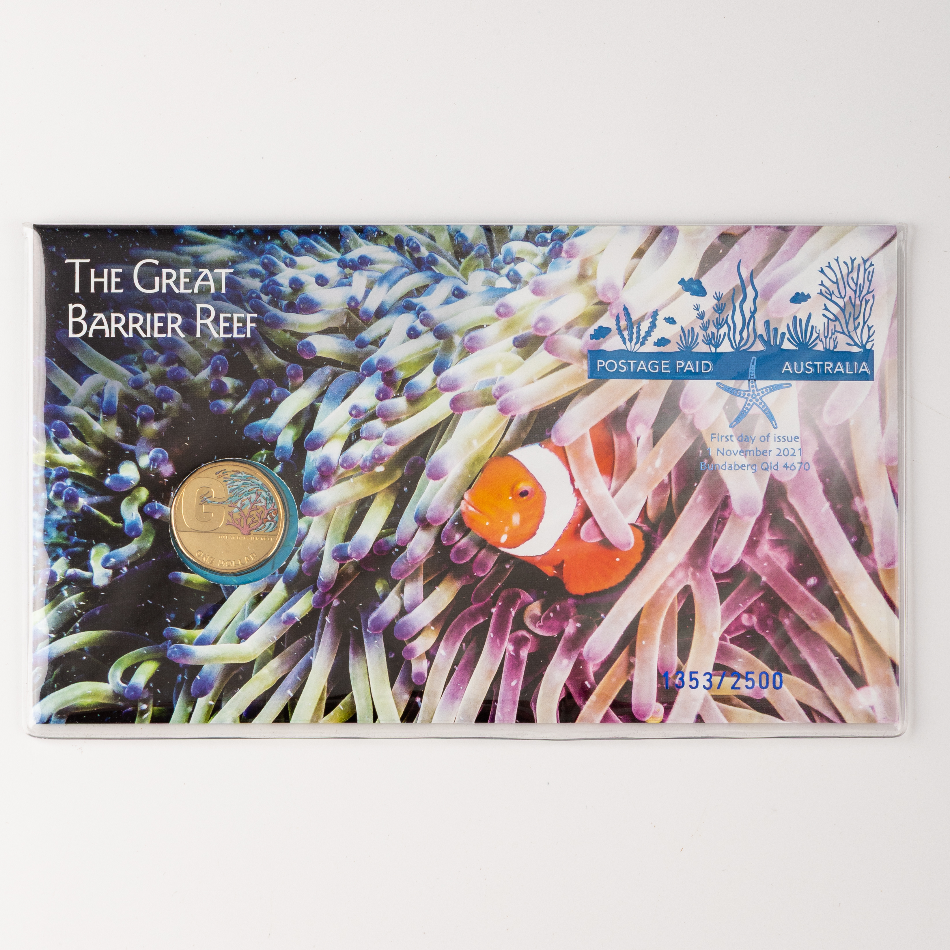 The Great Barrier Reef, One Dollar, 2021, UNC