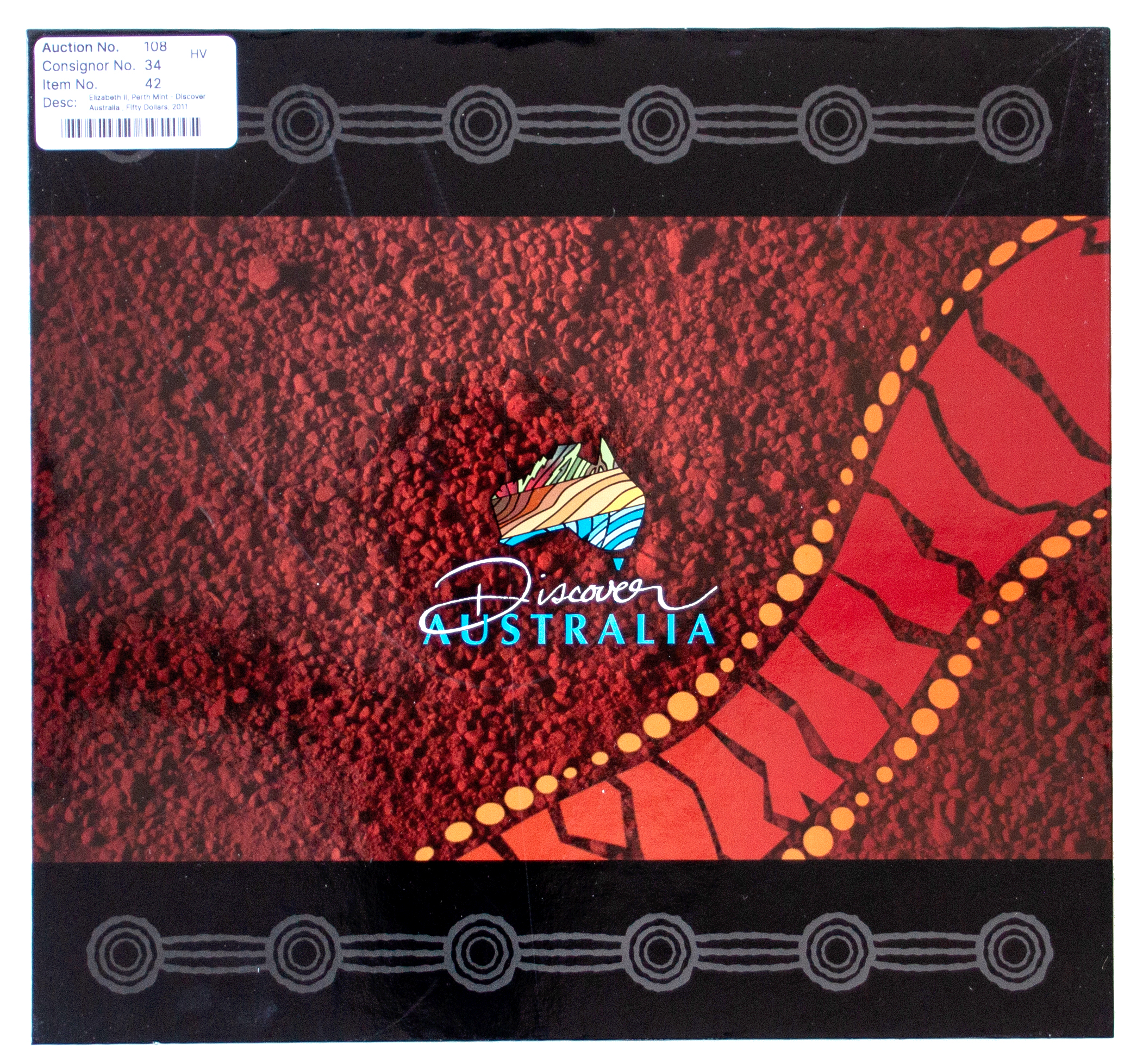 Sets, Elizabeth II, Perth Mint - Discover Australia , Fifty Dollars, 2011, FDC