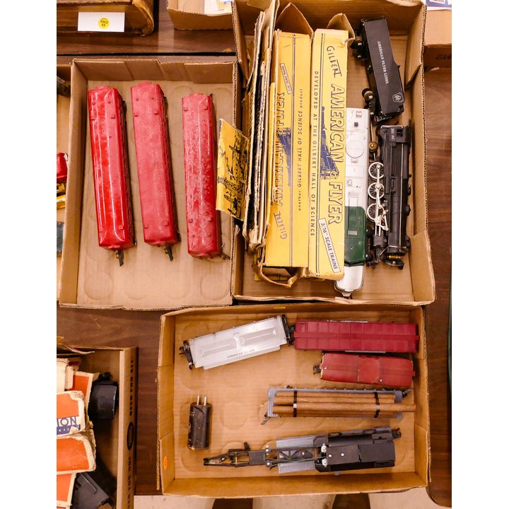 3 Boxes American Flyer Toy Trains