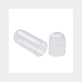 2000 Separated Size 0 Empty Gel Capsules (Clear) -|Bar 9902176749688 - 51745/16643 SN B1 (S3)