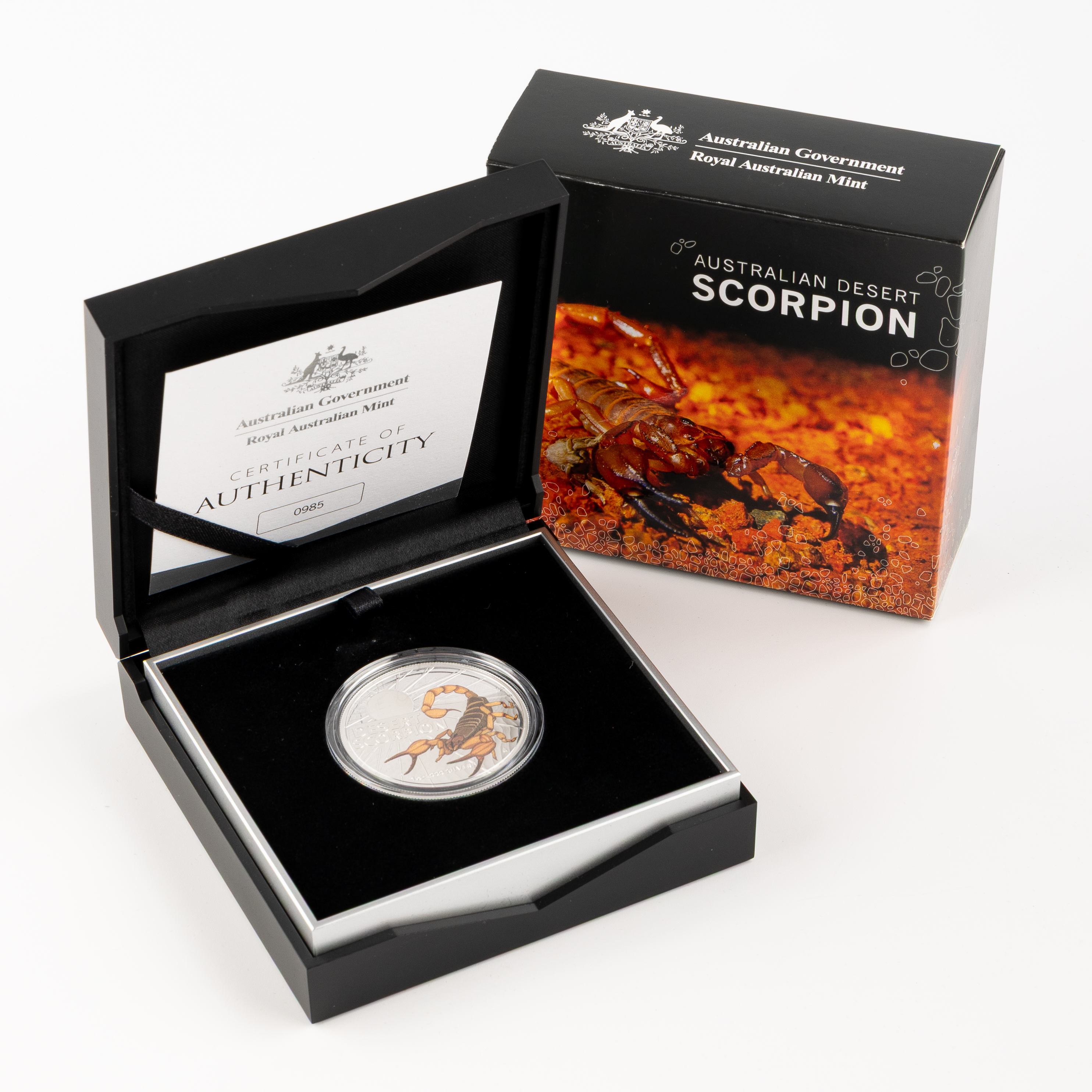 91 · Elizabeth II, Australian Desert Scorpion, Five Dollars, 2023,  FDC