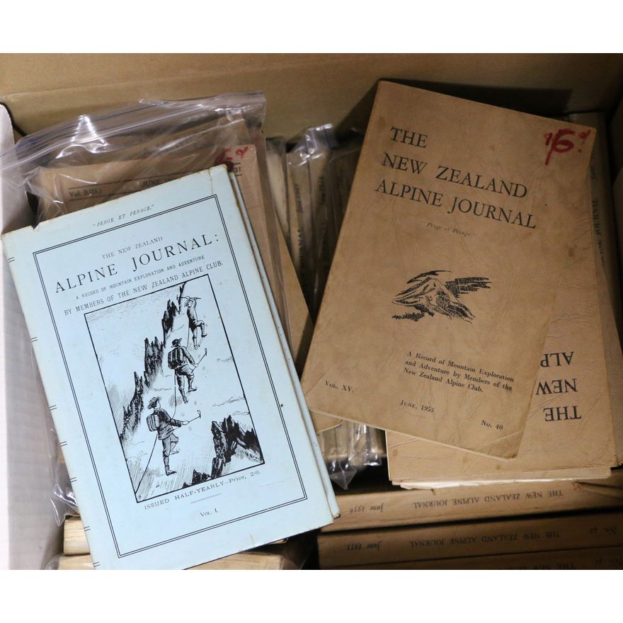 NEW ZEALAND ALPINE JOURNALS - Volume 1. 1892 -1894 facsimile edition published by NZ Alpine Club 1975.