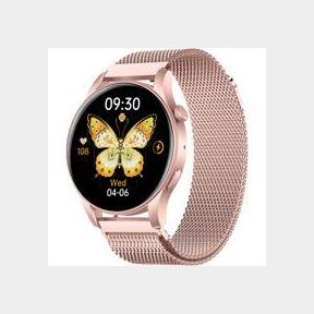 BezosMax AI-Powered Smart Watch Sport Fitness Health Tracker Milanese strap - Milanese strap Pink - 51745/23682 AS B3 (S2)