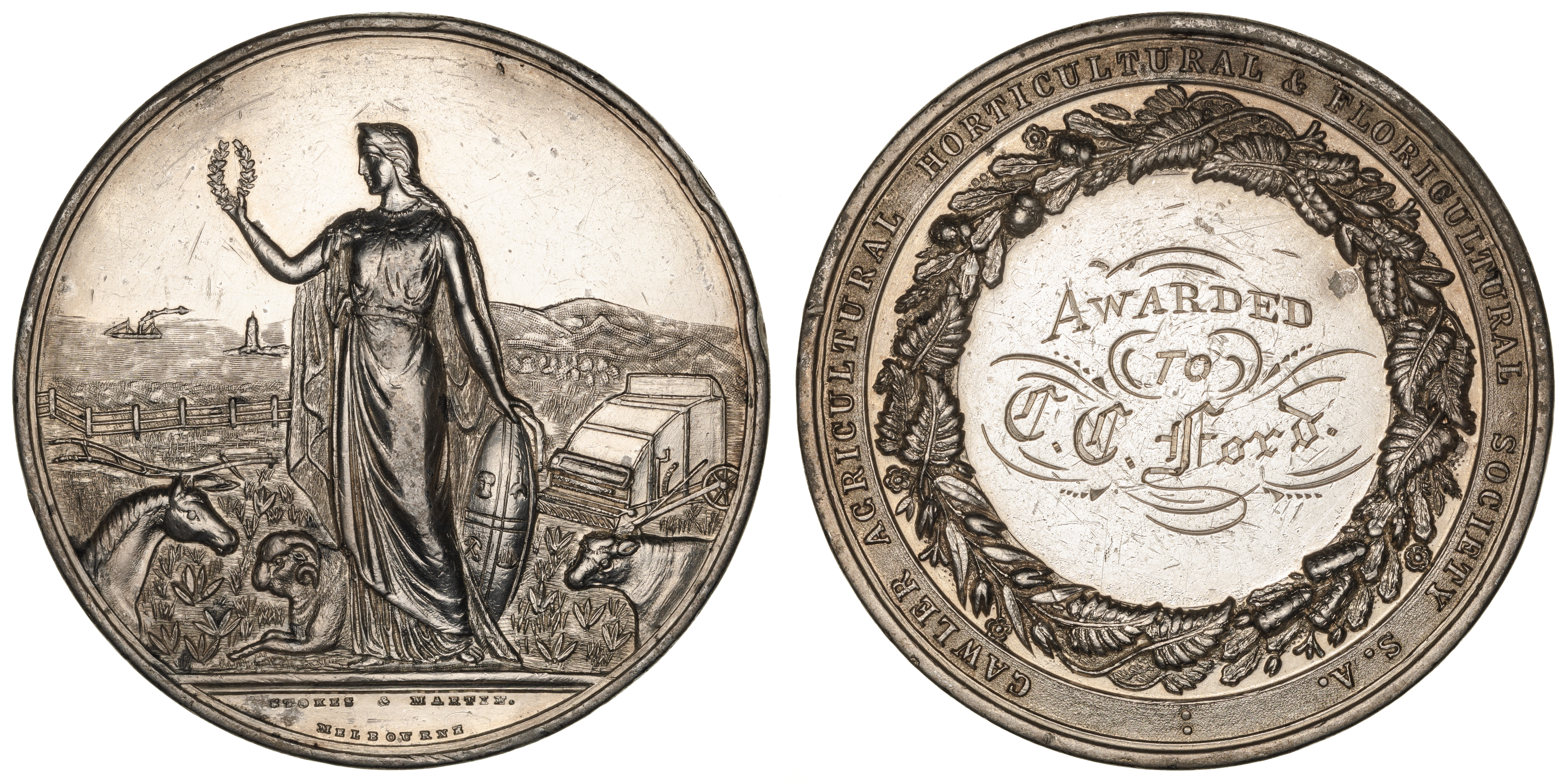 Agricultural Medal, 1883, EF