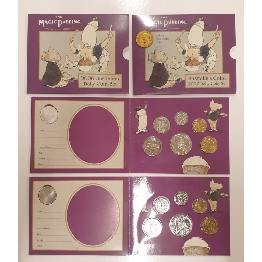 Unc. Baby Coin Sets (x2)