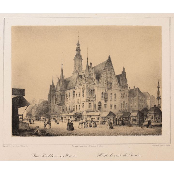 W. Loeillot | Das Rathhaus  in Breslau