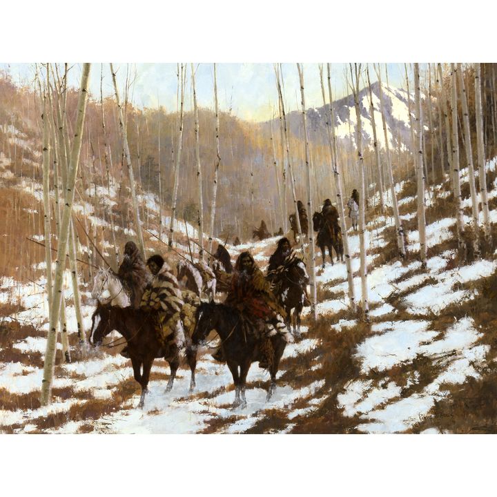 Richard D. Thomas (1939-2019), Blackfeet Passage, 1991