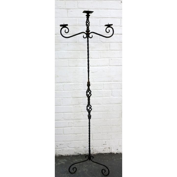 LARGE METAL CANDELABRUM