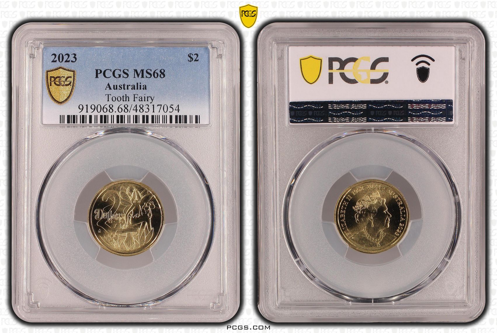 Tooth Fairy, Two Dollar, 2023, PCGS MS68