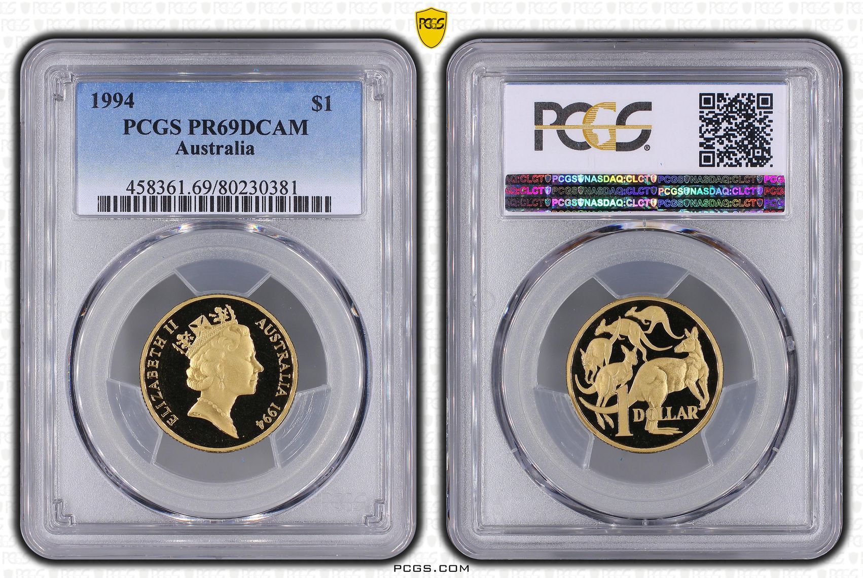 One Dollar, 1994, PCGS PR69DCAM
