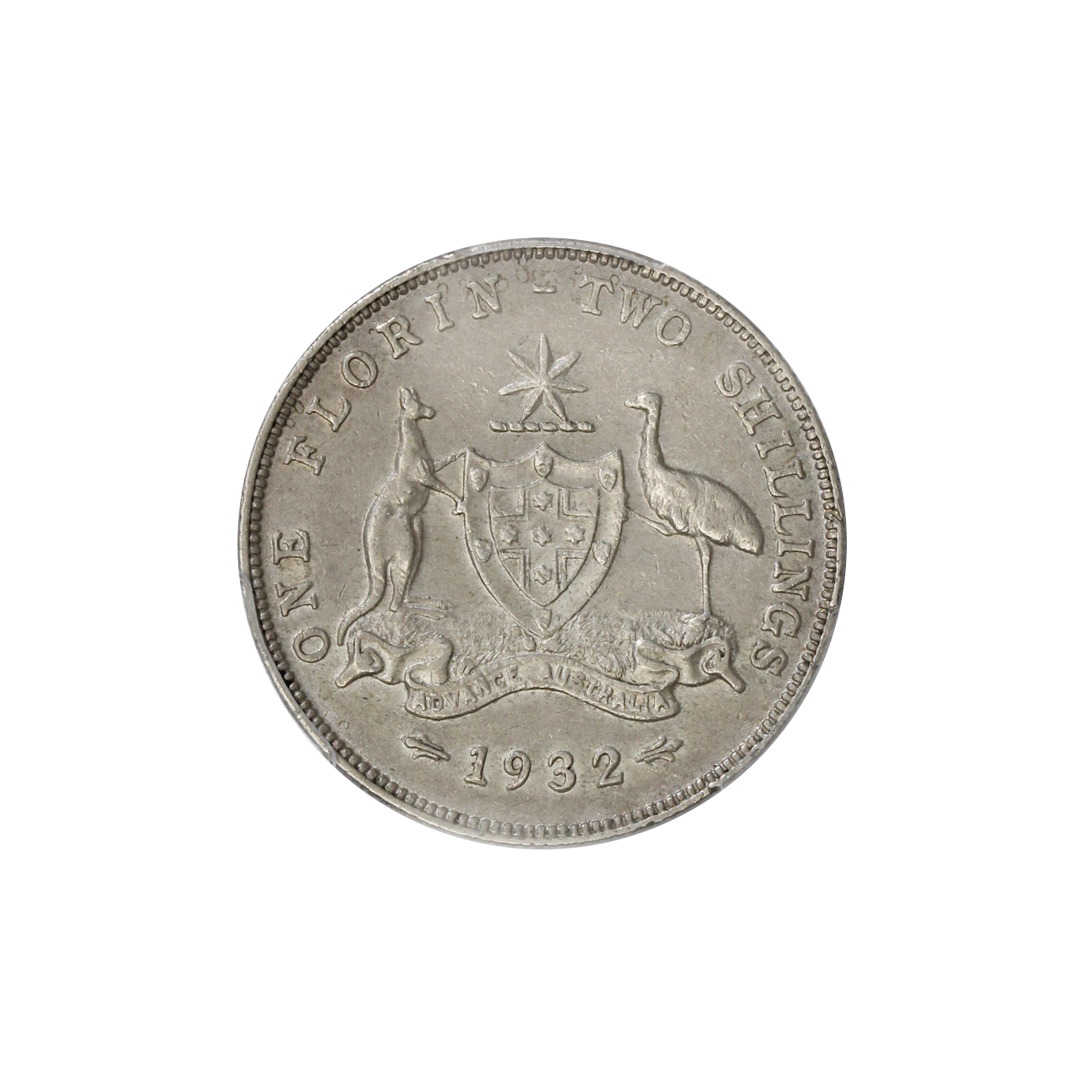 1058. · George V, Florin, 1932, XF 45