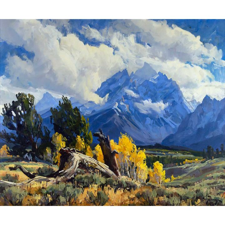 Conrad Schwiering (1916-1986, Autumn Banners